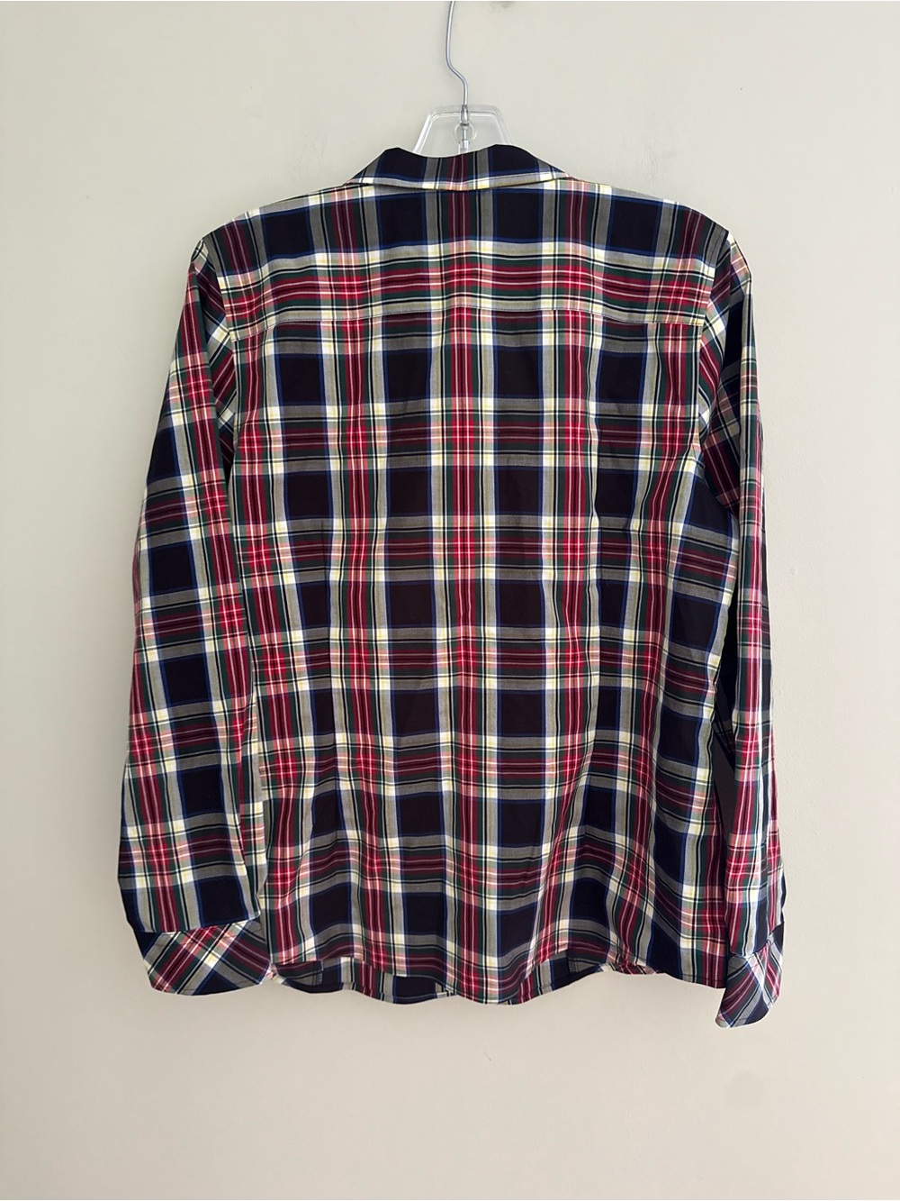 Talbots Non-Iron Perfect Shirt NWT size 14 P plaid cabin core - Picture 4 of 4
